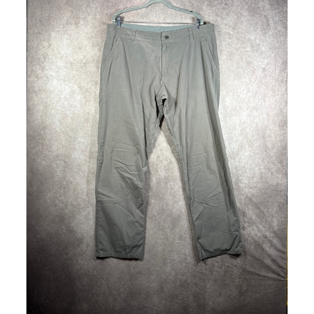 KUHL Pants Mens 40x32 Gray Slax Chino Klassik Fit Enduro Performance Hiking